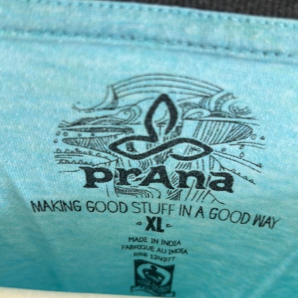 prAna Sunset Raglan T-Shirt Men's Tee Size XL - Picture 4 of 6